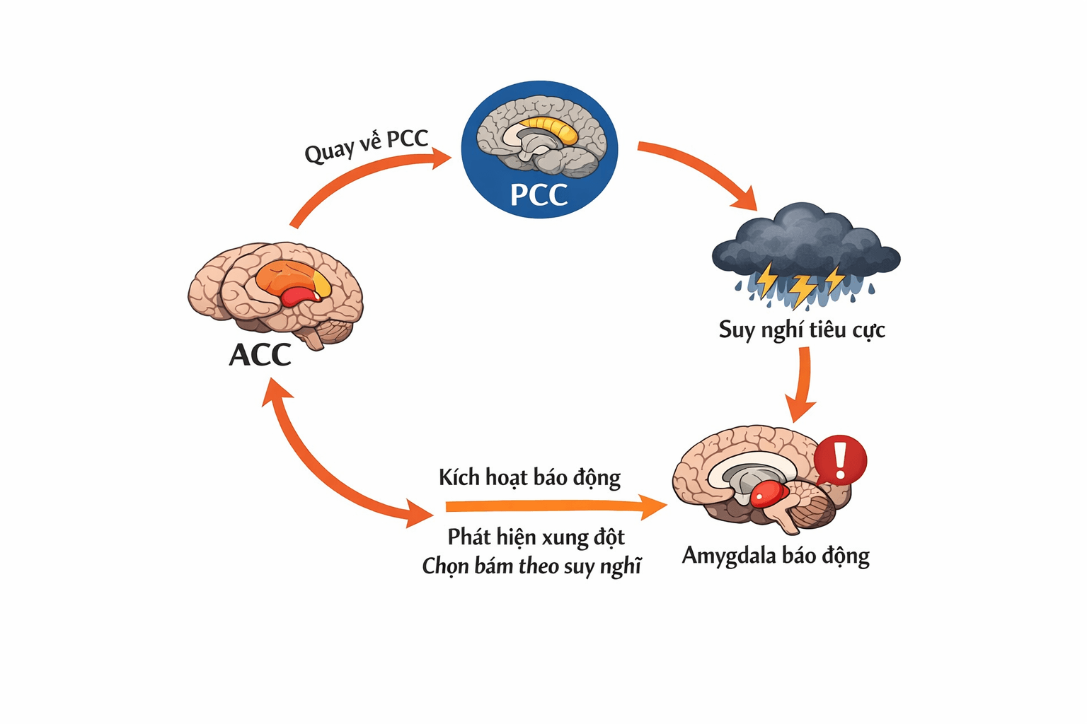 Vòng lặp suy nghĩ tiêu cực